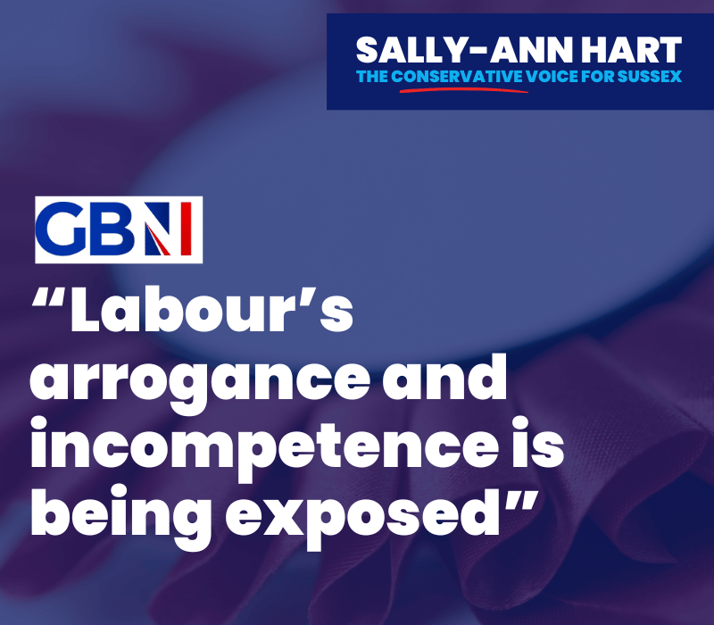 Labour’s arrogance and incompetence is being exposed
